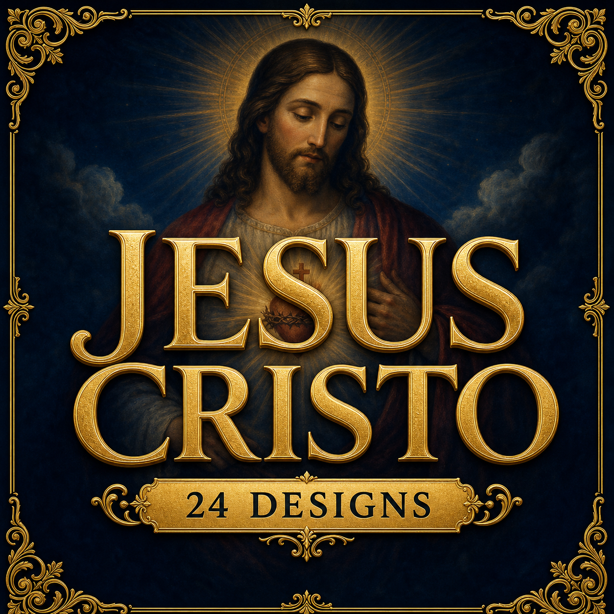 Categoria Jesus Cristo — 24 designs de marcadores católicos